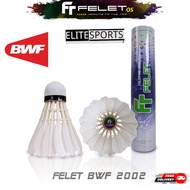 FELET 2002 Shuttlecocks BWF approved 100% original Ready Stock Speed 77 elite sports
