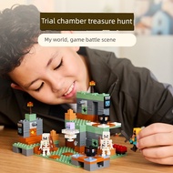 minecraft toy lego minecraft Chinese Building Blocks Minecraft Series 21271 Trial Chamber Children E