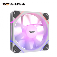 【活動贈品】darkFlash DM12R PRO 白 (12公分) 反向風扇 (PWM/ARGB/1600 RPM/3年保固)*2
