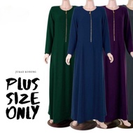 PLUS SIZE JUBAH KOSONG . JUBAH MUSLIMAH. JUBAH ARAB