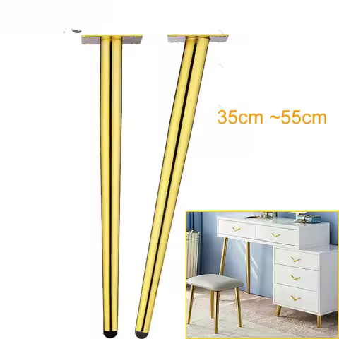 Bright gold Luxurious atmosphere,height 35cm 40cm 50cm, Sofa table feet chair legs support Foot,tabl