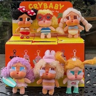 [Genuine][Express] Blind box Crybaby Vacation Mode On Popmart Blind box - bag keychain