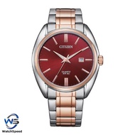 Citizen BI5104-57X Quartz Red Dial Stainless Steel Men’s Watch