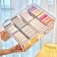 Card Display Box Game Organizer for TCG Pokemon Transparent Big Capacity Divider Dustproof Trading C