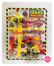 MAINAN MOBIL TOWER CRANE BUILDER SET / MAINAN MOBIL CRANE 17489 NEW