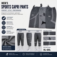 Seluar Futsal Cotton Lelaki 3 suku/ 3 Quarter Pants for Men/Tracksuit 3 Quarter