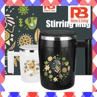 (NEW) Stirring Mug Cawan Kacau Automatik Stirring Mug Coffee Stainless Steel Automatic Mug