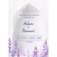 Kad kahwin | E-card | Kad kahwin digital | Murah | Jimat