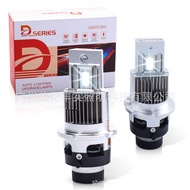 High Brightness Spotlight D4S/D4R D2S/D2R Straight Plug Integrated Car LED Headlight 1:1