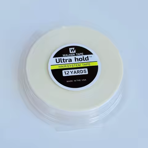 Blue Double-Sided Wig Tape Strong Adhesive for Lace Wigs Hair Extensions 3/12/36 Yards Wig Installat