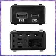 [P K A M] Auxiliary Port USB Socket Adapter Car Interface T98Q7-6RR0A T98Q76RR0A 795405062 for