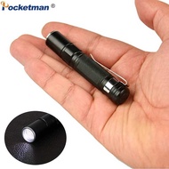 2000LM Portable Mini Flashlight Waterproof Pen Light Pocket Torch Powerful LED Lantern AAA Battery f