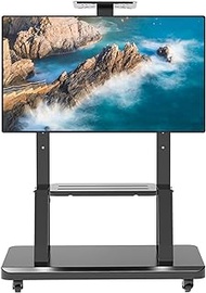 TV stands Heavy Duty Rolling TV Cart For 50Inch/55/Nch/65Inch/70Inch/75Inch Flat Screen, Universal Mobile With Wheels And Storage Shelf beautiful scenery