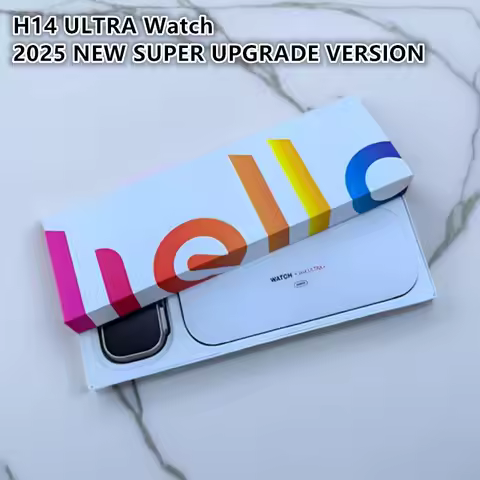 2025 Newest Smart Watch H14 Ultra Plus Hello Watch 3 Series Amoled Screen 49mm Heart Rate Music Spor