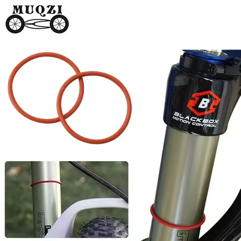 MUQZI Mountain Bike Shock Absorber Front Fork Travel Ring EIEIO Red Dust And Oil Proof O-ring 30/32m