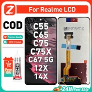High Quality LCD For Realme C55/ C65/ C67/ C75/ 12X/ 14X Compatible with original Glass Digitizer