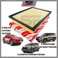 Toyota Air Filter Hilux Revo Rocco Gun125 Gun126 Fortuner Gun155 TGN156 Innova TGN140 Air Filter Rep