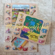 Educational toys for children puzzle jigsaw 9 pieces animal knobs educational animals aquarium seawo