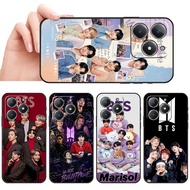 Soft black phone case for Realme C51S C67 C68 C63 C61 P1 Note 50 Kpop Boy Group Army Inspired casing