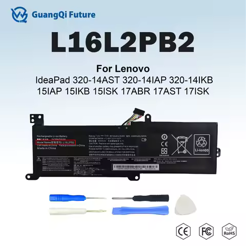 L16L2PB2 35Wh 4610mAh 7.6V Laptop Battery Compatible with Lenovo IdeaPad 320-14AST 320-14IAP 320-14I