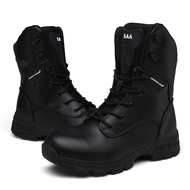 Korea “High quality”5AA Original Swat Tactical Boot Combat boots leather military boots Waterproof A