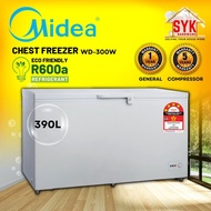 SYK Midea Chest Freezer WD-300W 390L Deep Freezer Frezer Peti Sejuk Beku Peti Freezer Murah Frezzer
