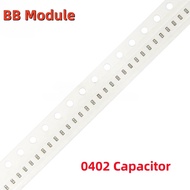 100pcs 0402 SMD Chip Multilayer Ceramic Capacitor 0.5pF - 10uF 10pF 47pF 100pF 470pF 1nF 10nF 15nF 1