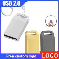 Mini USB 2.0 Flash Drive 4GB 8GB Metal Mini Pen Drive 16GB Waterproof Memory Stick 32GB Thumb Drive 