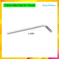 2.5mm Hex Key Allen Key for Faucet [T&W Hardware]