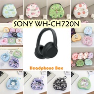 READY STOCK For SONY WH-CH720N Headphone Case Innovation Cartoon Headset Storage Bag Casing Box