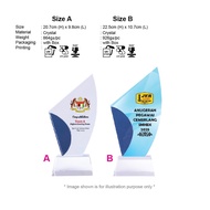 Crystal Award Custom | Premium Crystal Trophy | Plaque Korporat