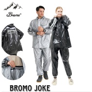 Bromo adult raincoat Bromo joke fits backpack