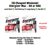 ENERGIZER - AA/AAA MAX BATTERY | Alkaline Batteries