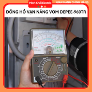 Đồng Hồ Vạn Năng VOM Depee DE-360TR - Đồng Hồ Đo Điện Tặng Kèm Pin