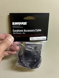 Shure CBL-M+-K Earphone Acessory Cable 耳機線 for iPhone and iPod