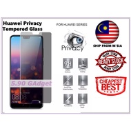 Huawei Y5ii Y6ii Y6(2018) Y9(2019) Y7 Prime Nova 2i Nova 2 Lite Privacy Anti Spy 9H Tempered Glass