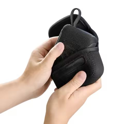 For JBL GO5/GO4/GO2 Portable Waist Bag Splashproof Speaker Carrying Pouch Anti-Scratch Speakers Cont