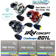 IKANO CONCEPT CHALLENGER 201L BAITCASTING (BC) FISHING REEL