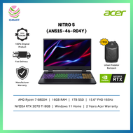 Acer Gaming Laptop Nitro 5 AN515-46-R04Y 15.6" FHD 165Hz ( Ryzen 7 6800H, 16GB, 1TB SSD, RTX3070Ti 8