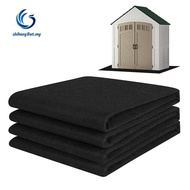 Washable Outdoor Storage Shed Floor Mat-6 X 4 FT Waterproof Carport Mat, Furniture Pad with Non-Slip