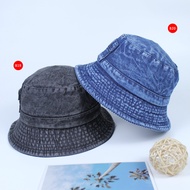 1 Cặp 2 Mũ Nón Bucket Jean Trơn Nón Vành Jean Trơn Nón Bo Chất Liệu Jean Cao Cấp Dày Dặn Thời Trang 