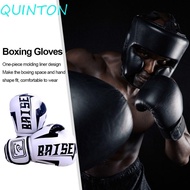 QUINTON 1 Paie of Boxing Gloves, PU Leather Good Toughness Training Gloves, Boxing Accessories Stick