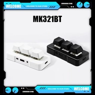 MK321BT Bluetooth Wireless Switch 3-key Mini USB+BT+Wired Three Mode Customized Keyboard for Office 