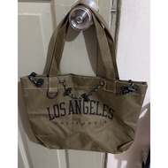 Korean Letters Canvas Bag Tote Bag Korean Bag Shoulder Bag Sling Bag