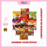 Sambal Uleg Finna (Contents 10) Sachets / Renceng - Sambal Uleg