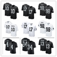 Raiders Raiders No. 10 Garoppolo 17-ADAMS 98-CROSBY Rugby Jersey