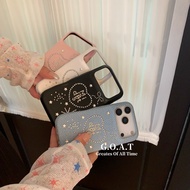 G.O.A.T Advanced leather heart casing Compatible for iPhone 17 pro Max iPhone 17 16 15 14 13 pro max