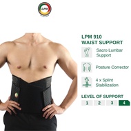 LPM Back Support 914 Lumbar Back Support Back Pain Adjustable Backbone Support with Splint Posture C
