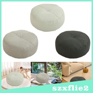 [Szxflie2] Round Floor Pillow Comfortable Meditation Cushion Floor Cushion Pad for Adults