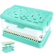 GOKEI Soap Case with Brush - Creates Rich Lather - Laundry Soap Case - Soap Dish - Utamaro Soap Case
